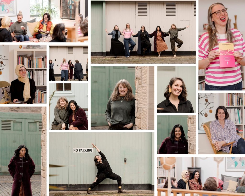 collection of headshots from networking event in edinburgh